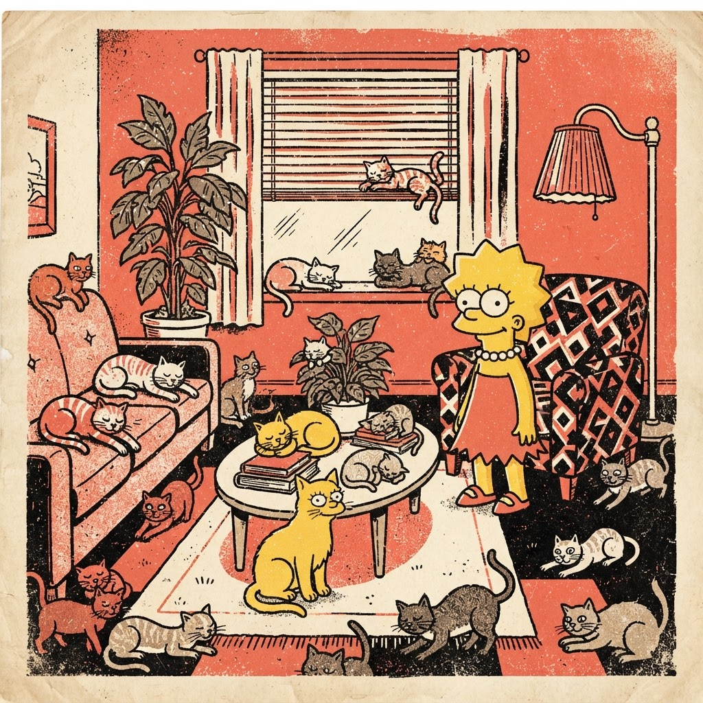 The Simpsons — Nobody’s Purrfect script artwork